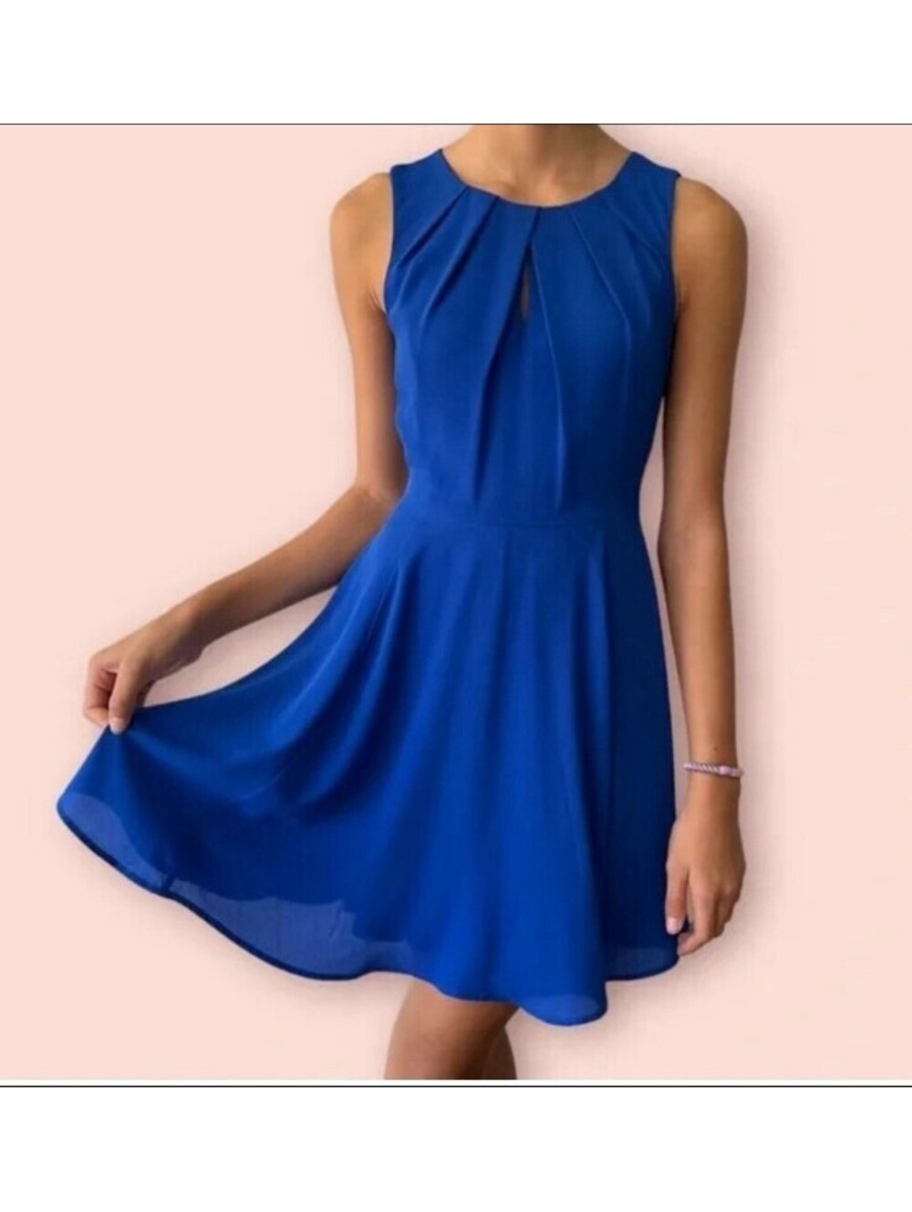 Bright blue Express Dress